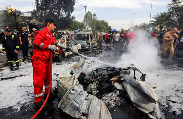 العراق: انفجار في سوق شرق بغداد يؤدي إلى مقتل وأصابه العشرات
