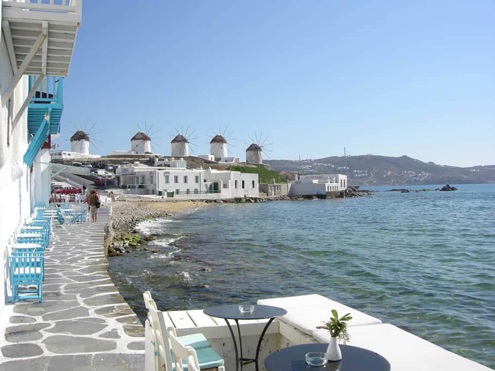 إغلاق شامل في جزيرة ميكونوس الأجمل على الأطلاق في اليونان 