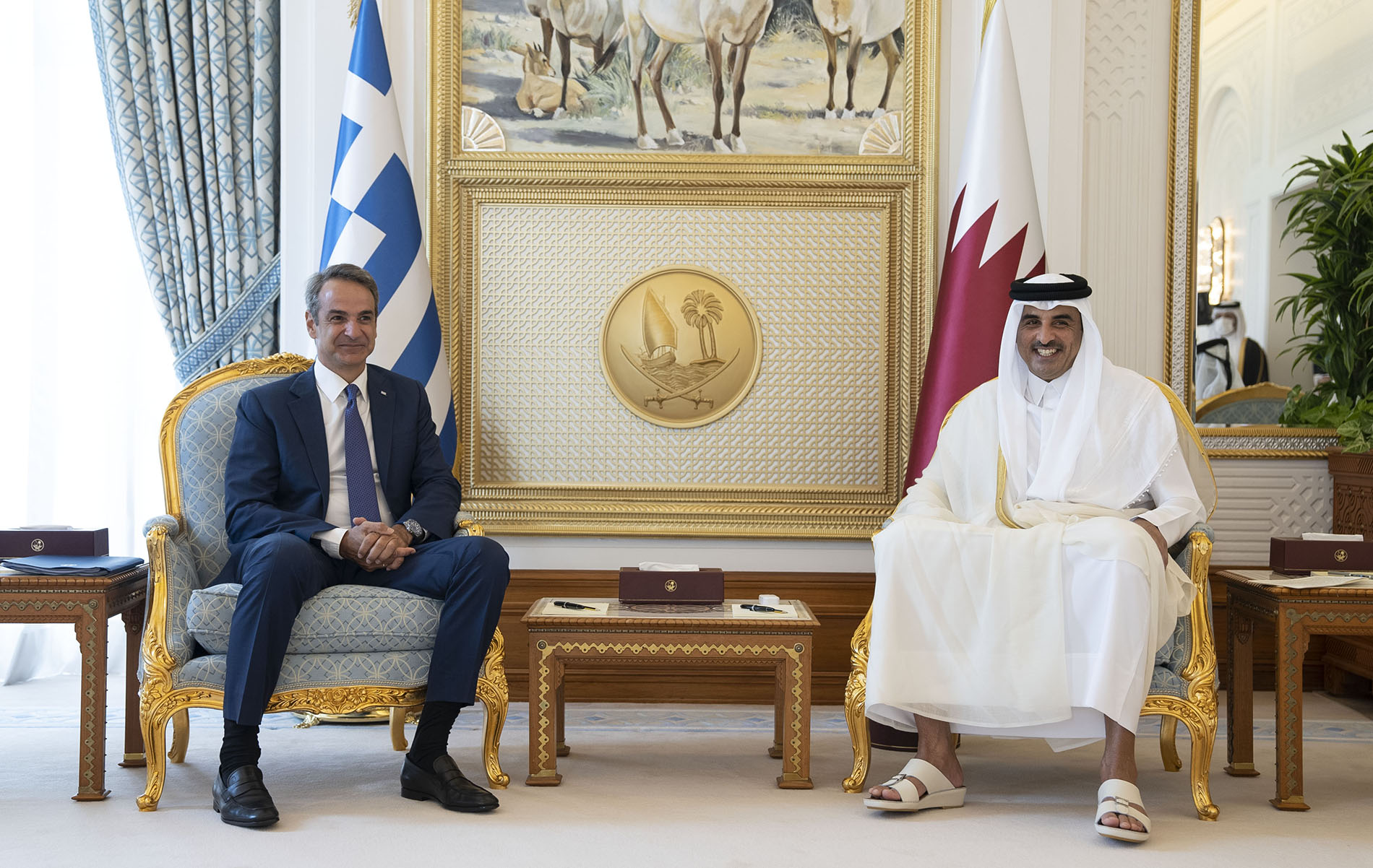رئيس وزراء اليونان في زيارة إلى قطر