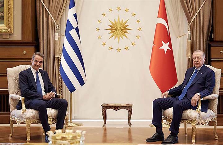 لقاء ميتسوتاكيس مع أردوغان في أنقرا بين خلاف وإتفاق في قضايا متعددة